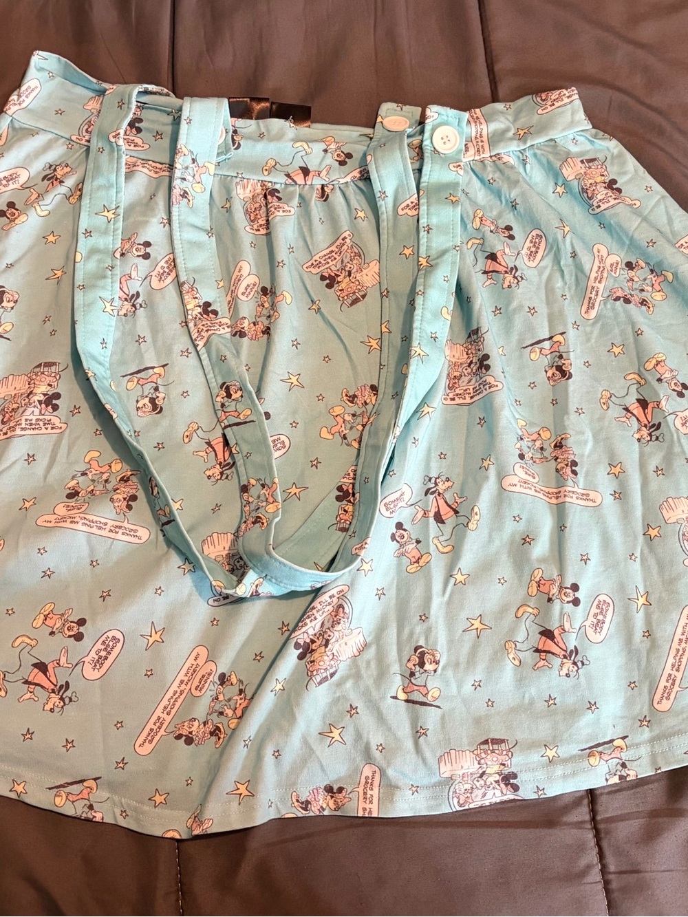 Cakeworthy A-Line Mickey & friends overall skirt